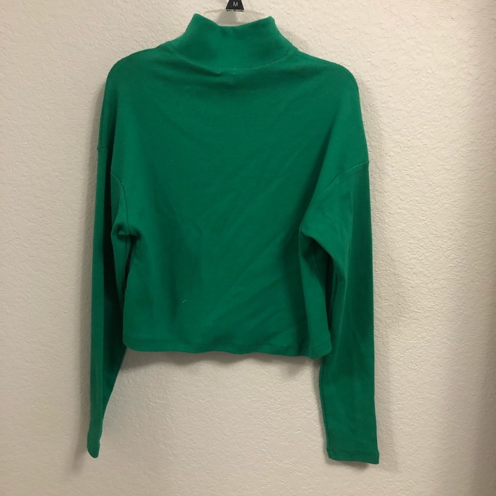 🚫sold on mercari Garage green sweatshirt - Picture 3 of 3